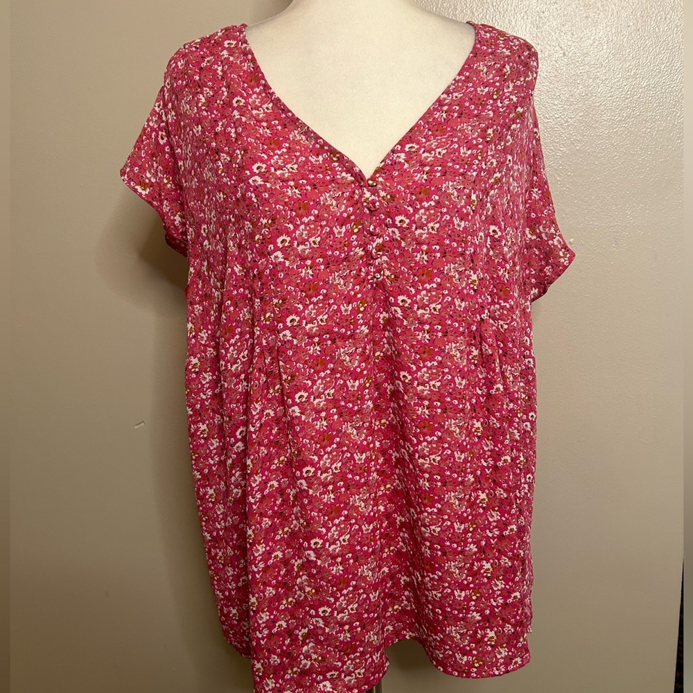 Cynthia Rowley Size‎ 2X Floral Print Top